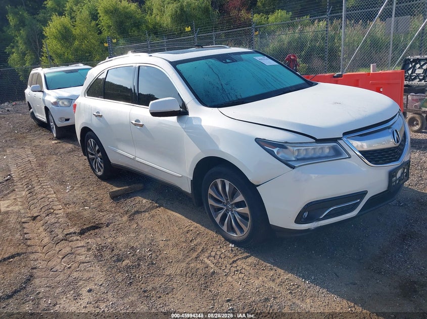 2016 ACURA MDX TECHNOLOGY   ACURAWATCH PLUS PACKAGES/TECHNOLOGY PACKAGE