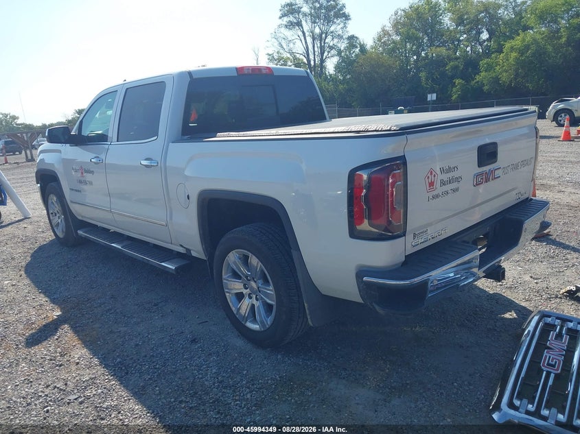 Vin: 3gtu2nec3jg274205, lot: 46493694, gmc sierra 1500 slt 20183