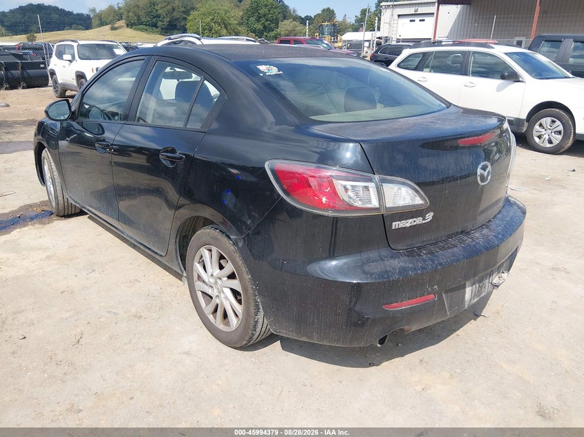 Vin: jm1bl1v80c1601928, lot: 46493724, mazda mazda3 i touring 20123