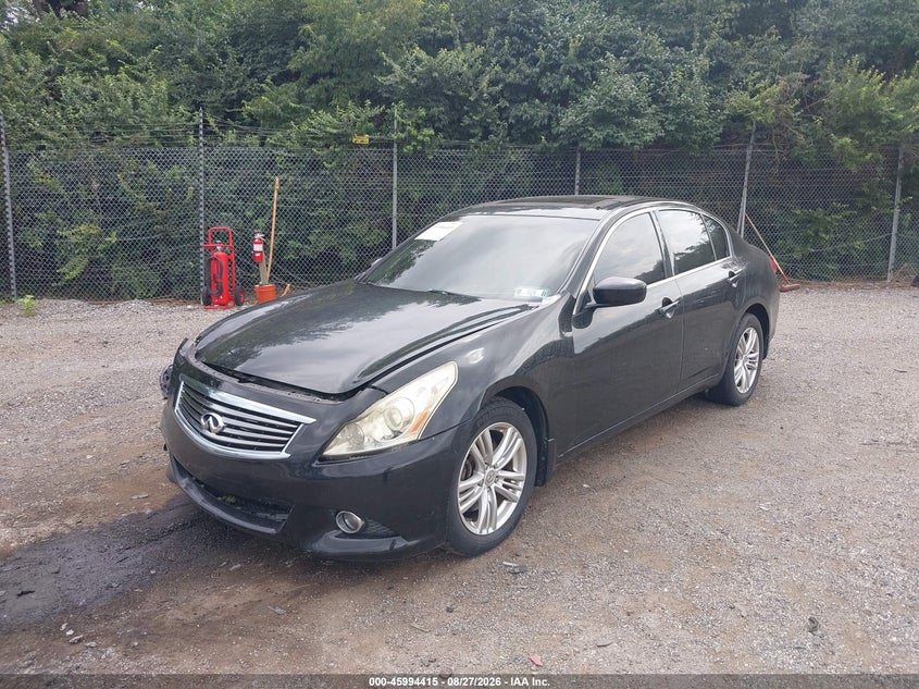 2013 Infiniti G, Удар спереду, IAAI, VIN JN1CV6AR9DM355863 — фото 2