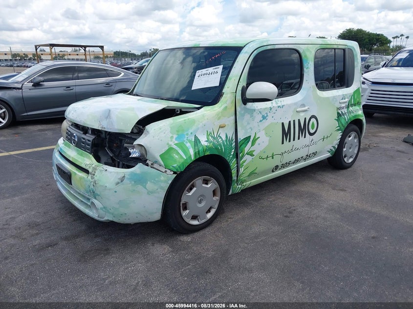 2014 Nissan Cube, Front End, IAAI, VIN JN8AZ2KR7ET350642 — photo 2