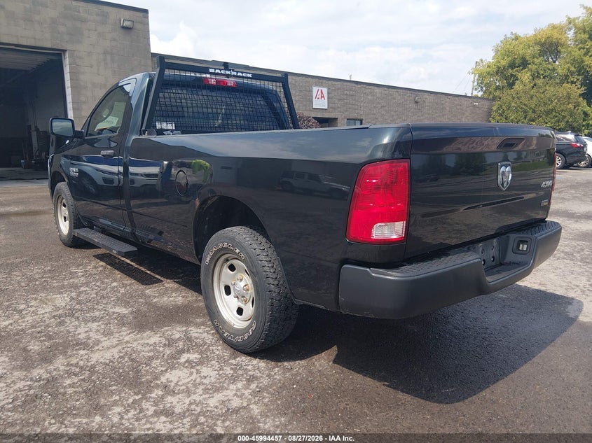 Vin: 3c6jr7dg8hg765336, lot: 46493802, ram 1500 tradesman  4x4 8' box 20173