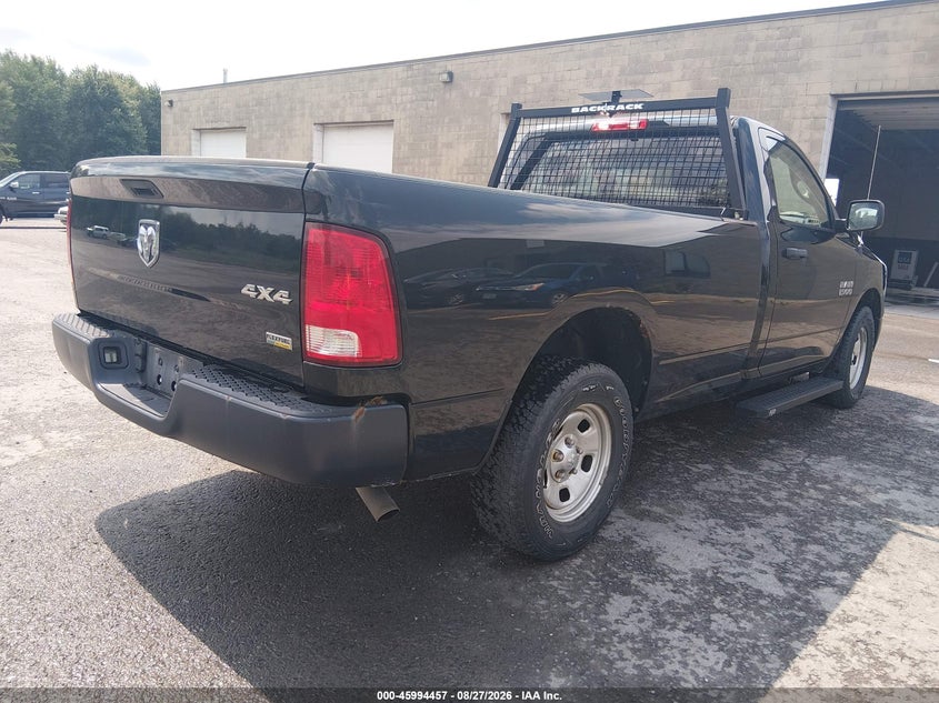 Vin: 3c6jr7dg8hg765336, lot: 46493802, ram 1500 tradesman  4x4 8' box 20174