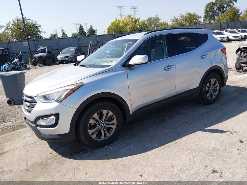 Vin: 5xyzudlbxeg166480, lot: 46493838, hyundai santa fe sport 2.4l 20142