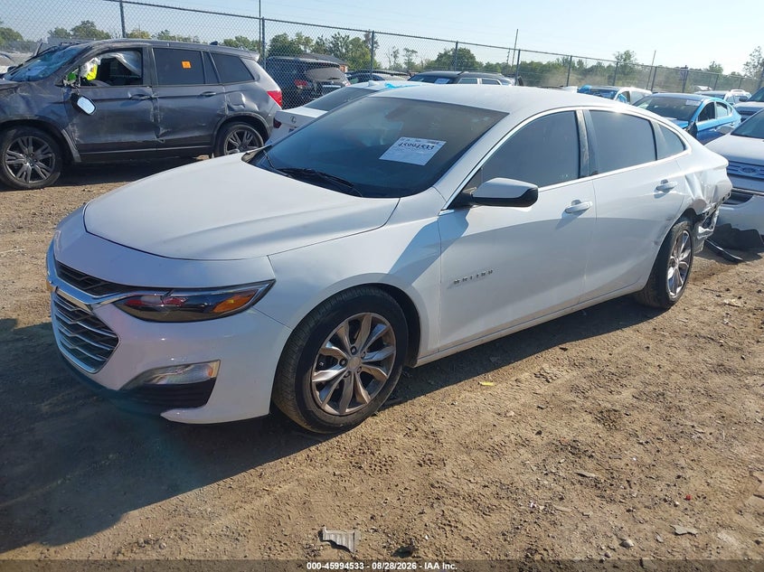 2019 Chevrolet Malibu Lt, Rear, IAAI, VIN 1G1ZD5ST8KF159390 — photo 2
