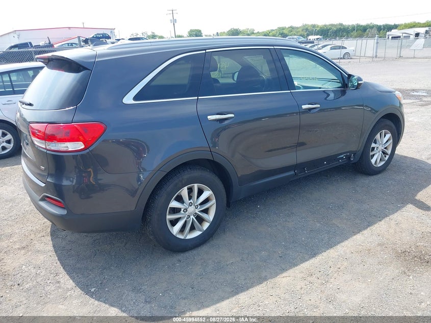 Vin: 5xypg4a31jg349299, lot: 46493897, kia sorento 2.4l lx 20184