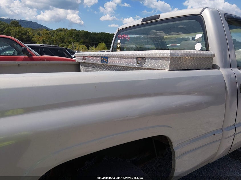 DODGE RAM 1500 2000 VIN 1B7HC16X8YS543410