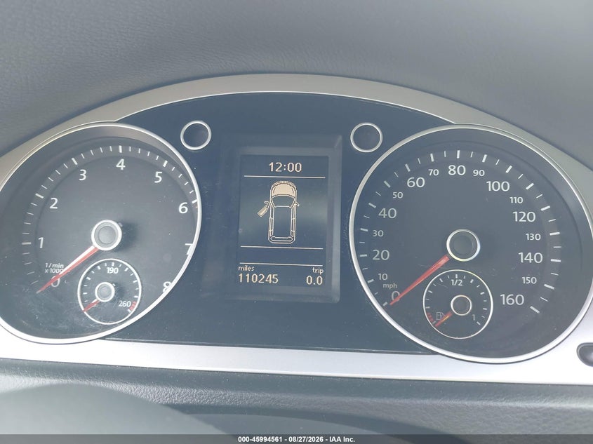 VOLKSWAGEN PASSAT 2010 VIN WVWXK7AN9AE164220