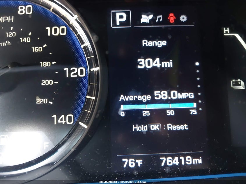 HYUNDAI IONIQ HYBRID 2019 VIN KMHC65LC0KU158425