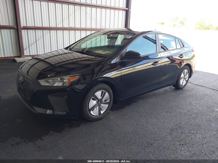 Vin: kmhc65lc6ku155738, lot: 46493957, hyundai ioniq hybrid blue 20192