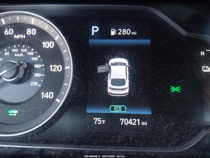 HYUNDAI IONIQ HYBRID 2020 VIN KMHC65LC1LU219850