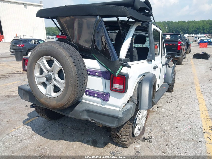 Vin: 1c4hjxdg5nw141313, lot: 46493976, jeep wrangler unlimited sport 20224