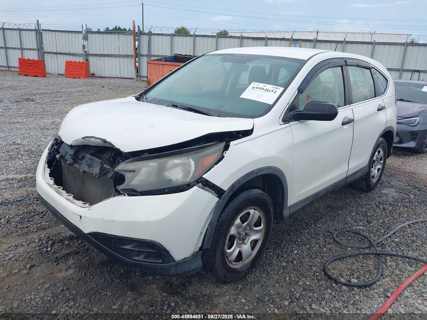2013 Honda CR-V, Удар спереди, IAAI, VIN 5J6RM3H32DL016954 — фото 2