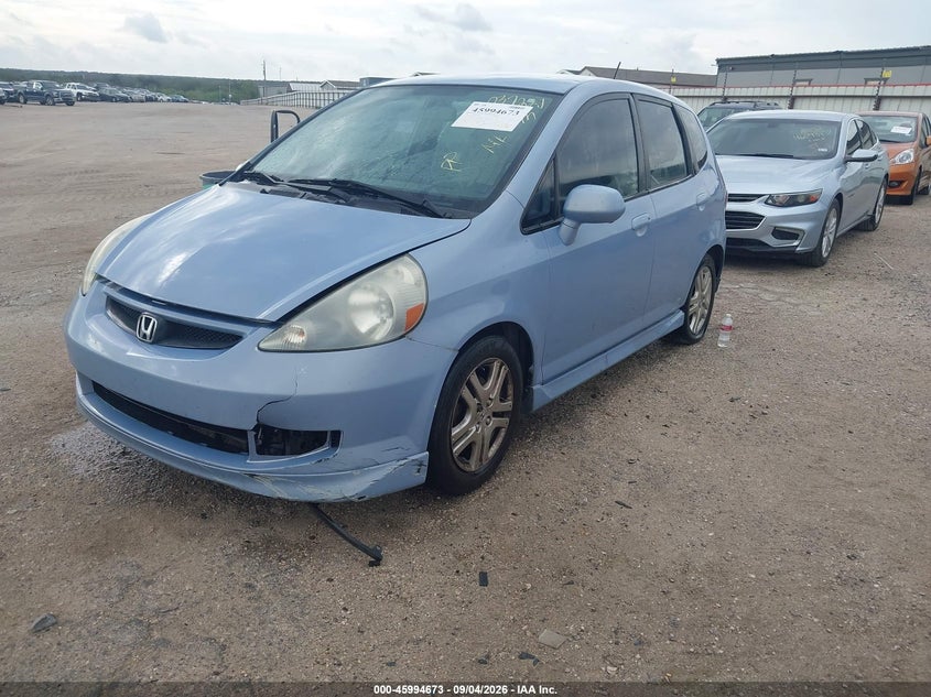 2008 Honda Fit, Звичайний знос, IAAI, VIN JHMGD38678S037221 — фото 2