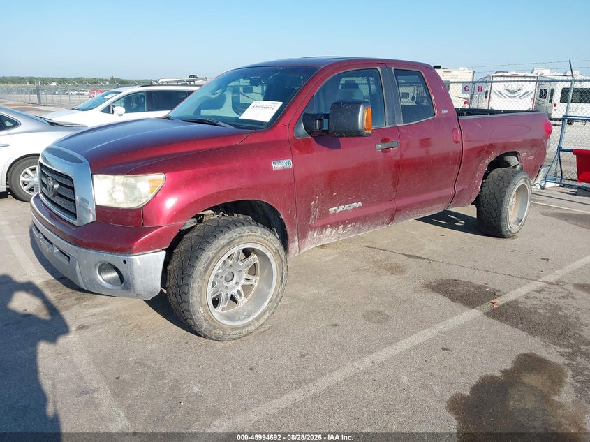 2007 Toyota Tundra Sr5 5.7L V8, Оба бока, IAAI, VIN 5TFBV54167X006770 — фото 2
