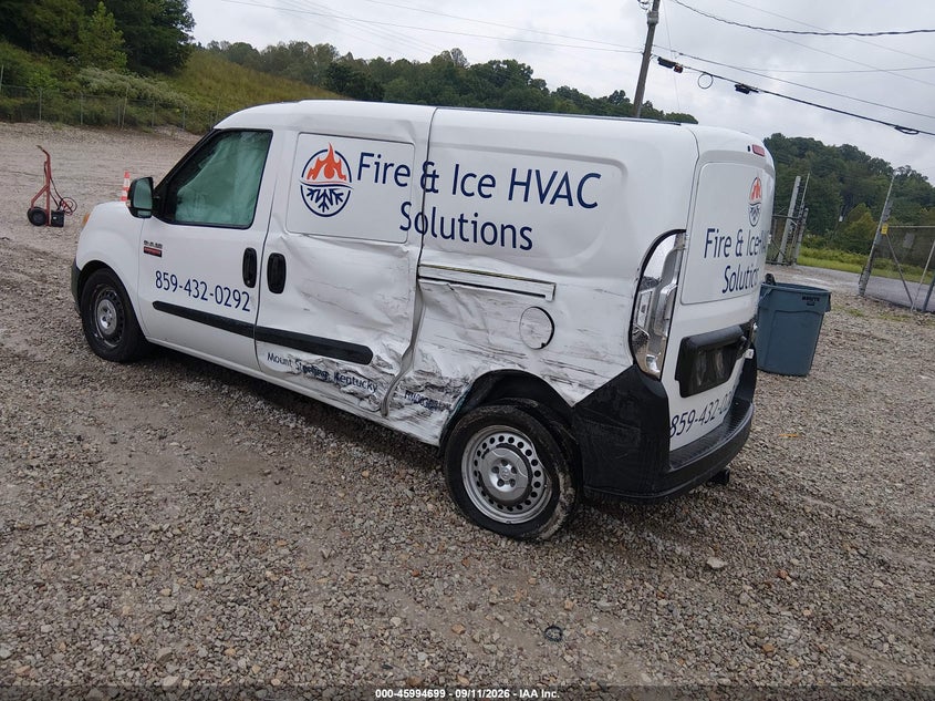 Vin: zfberfab6h6e22576, lot: 46494044, ram promaster city tradesman 20173