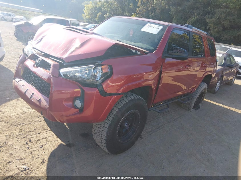 2016 TOYOTA 4RUNNER auction photo 2