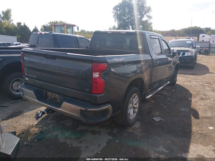 Vin: 3gcuydet3lg437477, lot: 46494114, chevrolet silverado 1500 4wd  short bed lt 20204