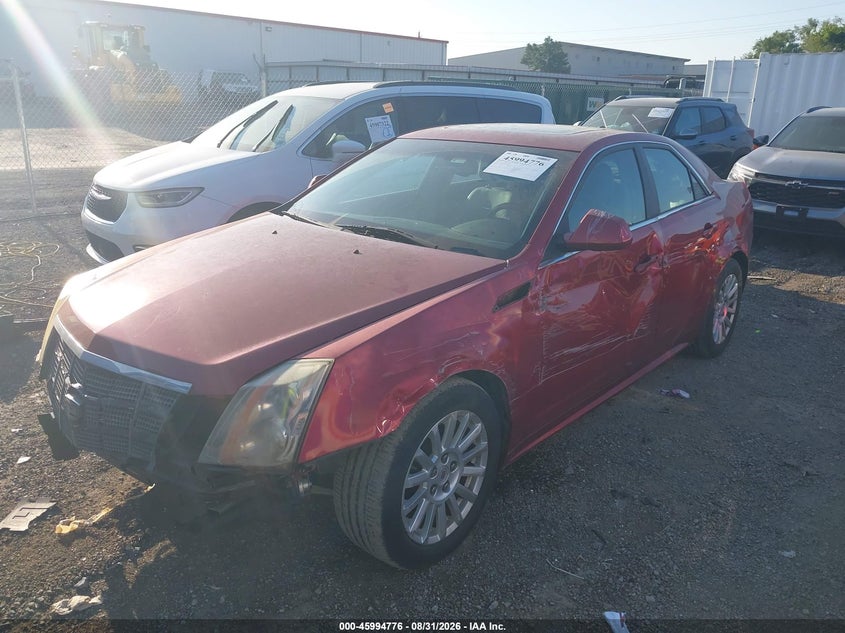 2011 Cadillac CTS, По кругу, IAAI, VIN 1G6DE5EY7B0165404 — фото 2