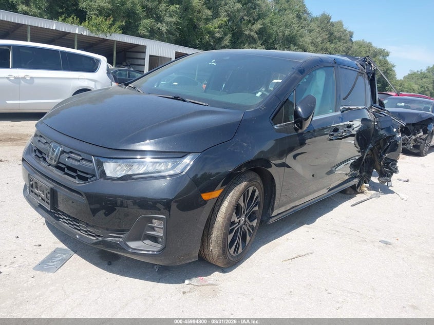 2026 Honda Odyssey, Удар ззаду, IAAI, VIN 5FNRL6H76TB036705 — фото 2