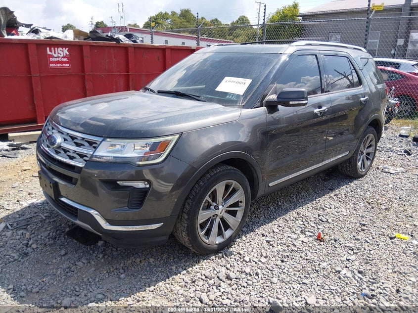 2018 Ford Explorer, Right Side, IAAI, VIN 1FM5K8F87JGA69624 — photo 2