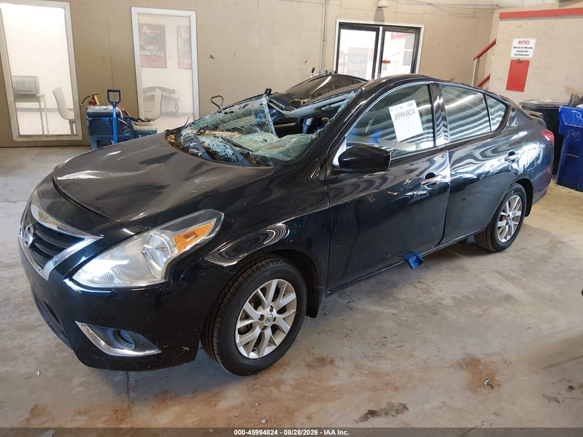 2019 Nissan Versa, Storm Damage, IAAI, VIN 3N1CN7APXKL843375 — photo 2