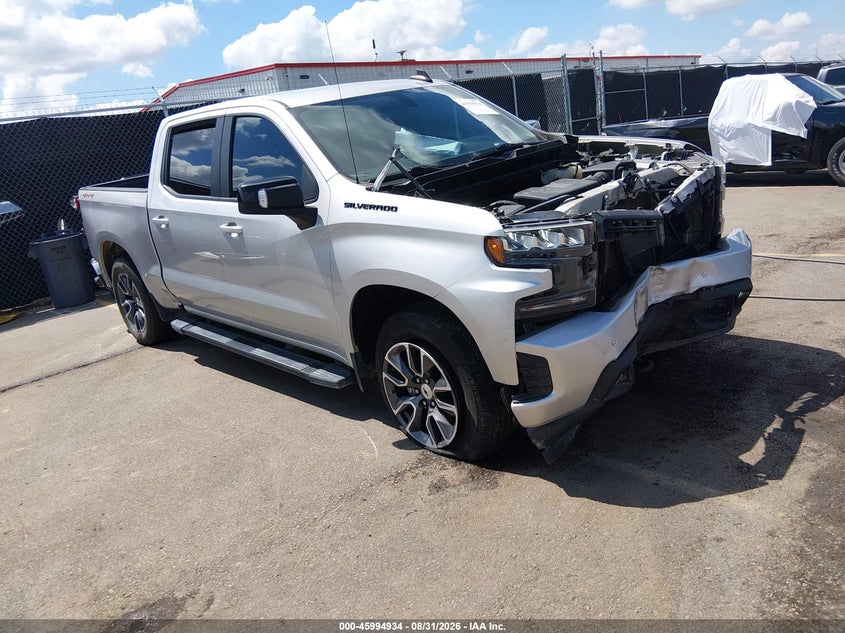 2021 Chevrolet Silverado 1500 4Wd Short Bed Rst, Front, IAAI, VIN 3GCUYEED9MG289030