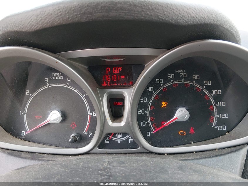 FORD FIESTA 2013 VIN 3FADP4EJ5DM195639