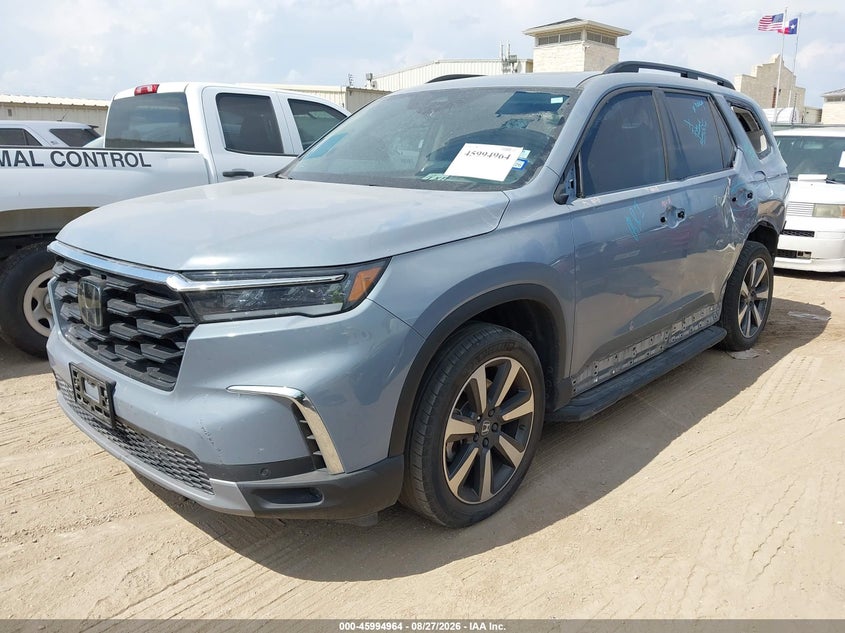 2024 Honda Pilot, Left Side, IAAI, VIN 5FNYG2H70RB007590 — photo 2