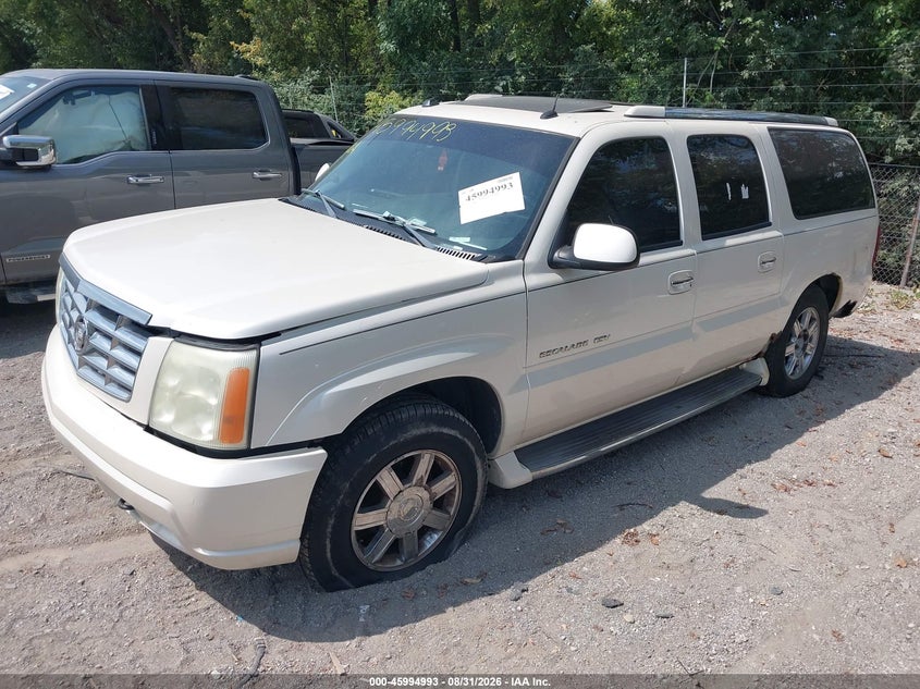 2004 Cadillac Escalade, Left Side, IAAI, VIN 3GYFK66N04G342070 — photo 2