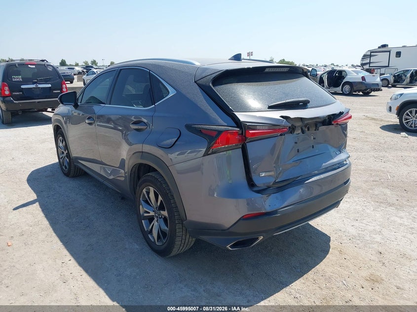 Vin: jtjsarbz7m2193583, lot: 46494352, lexus nx 300 f sport 20213