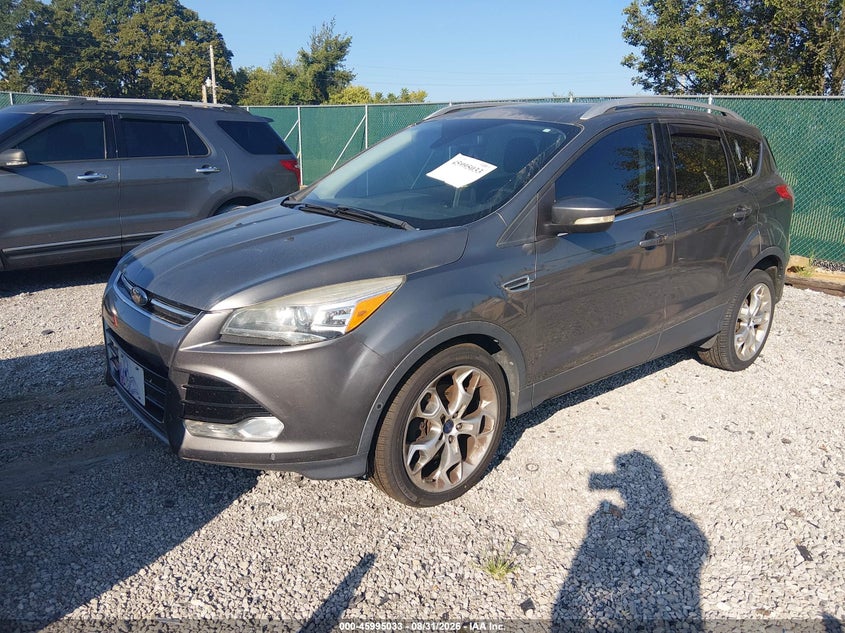 Vin: 1fmcu9j97euc18323, lot: 46494378, ford escape titanium 20142