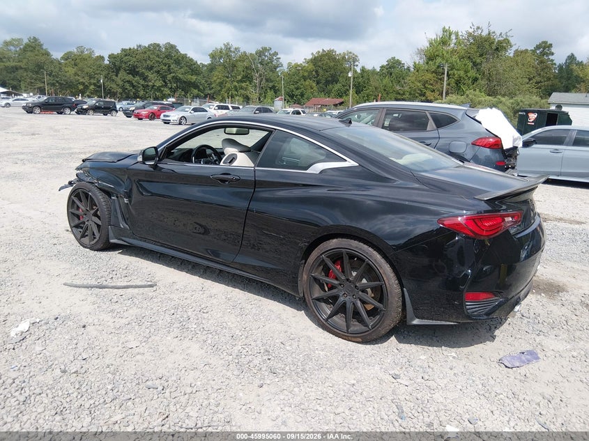 Vin: jn1ev7el0hm554259, lot: 46494405, infiniti q60 3.0t premium 20173