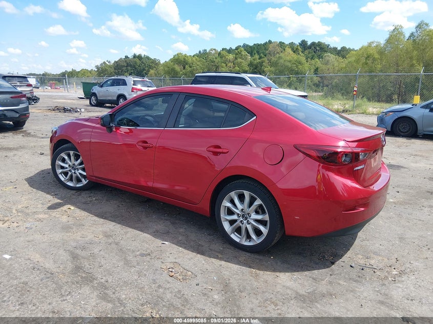 Vin: jm1bm1w39e1212384, lot: 46494430, mazda mazda3 s grand touring 20143