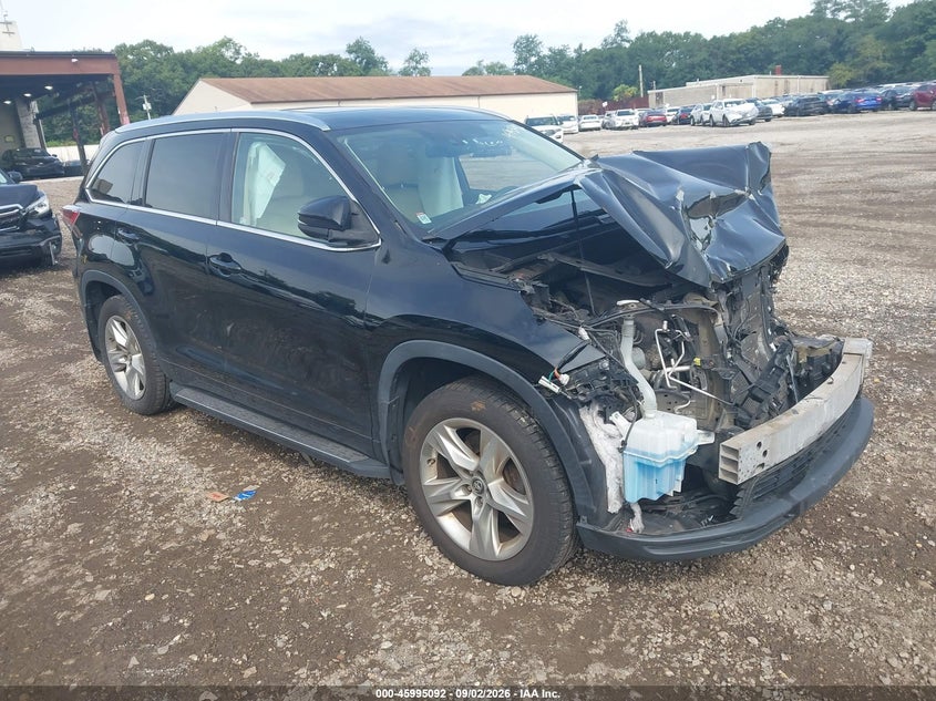 Vin: 5tddkrfh2gs335622, lot: 46494437, toyota highlander limited v6 2016 img_1
