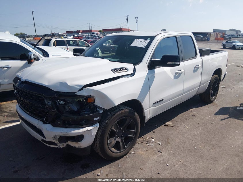 Vin: 1c6rrebt3nn277258, lot: 46494517, ram 1500 big horn  4x2 6'4 box 20222