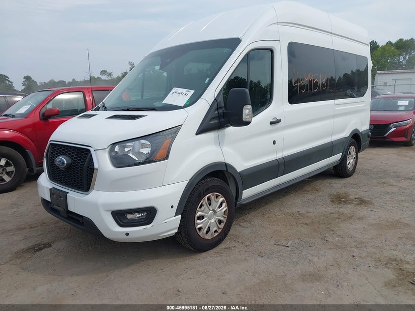Vin: 1fbax2x86rka42220, lot: 46494526, ford transit-350 passenger van xlt 20242