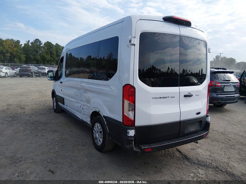 Vin: 1fbax2c81ska89389, lot: 46494581, ford transit-350 passenger van xlt 20253