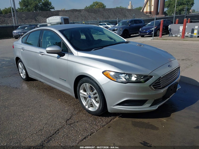 Vin: 3fa6p0uu8jr235806, lot: 46494642, ford fusion hybrid s 20181