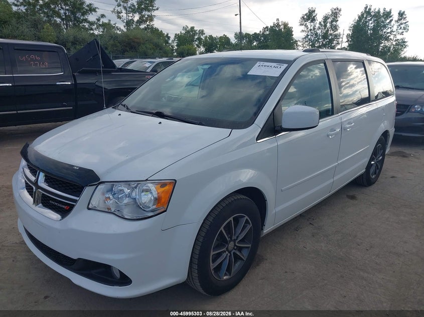 Vin: 2c4rdgcg1hr717005, lot: 46494648, dodge grand caravan sxt 20172