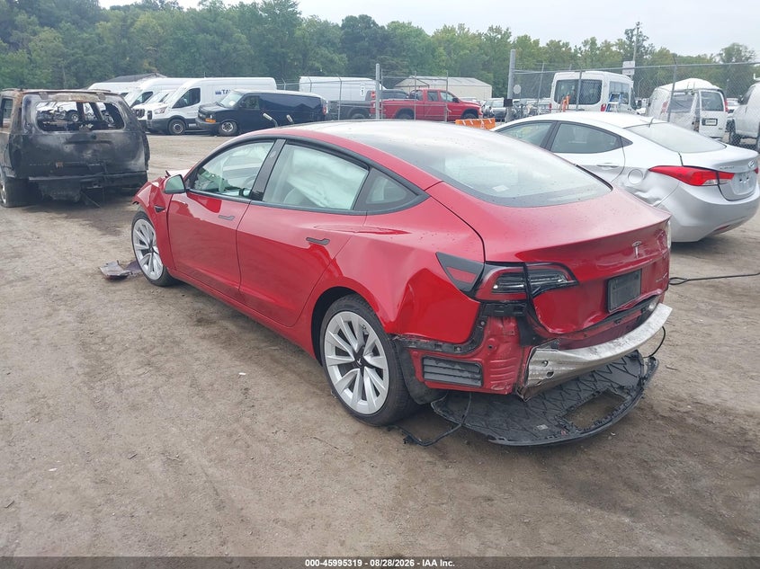 Vin: 5yj3e1eb4mf924916, lot: 46494664, tesla model 3 long range dual motor all-wheel drive 20213