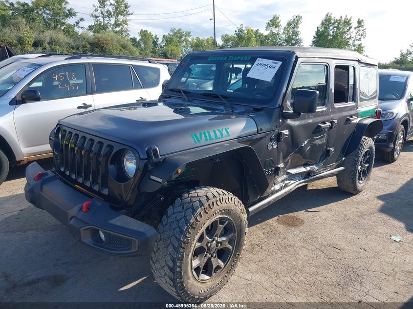 Vin: 1c4hjxdg7mw663679, lot: 46494709, jeep wrangler unlimited willys 4x4 20212