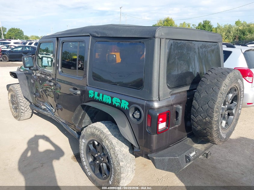 Vin: 1c4hjxdg7mw663679, lot: 46494709, jeep wrangler unlimited willys 4x4 20213