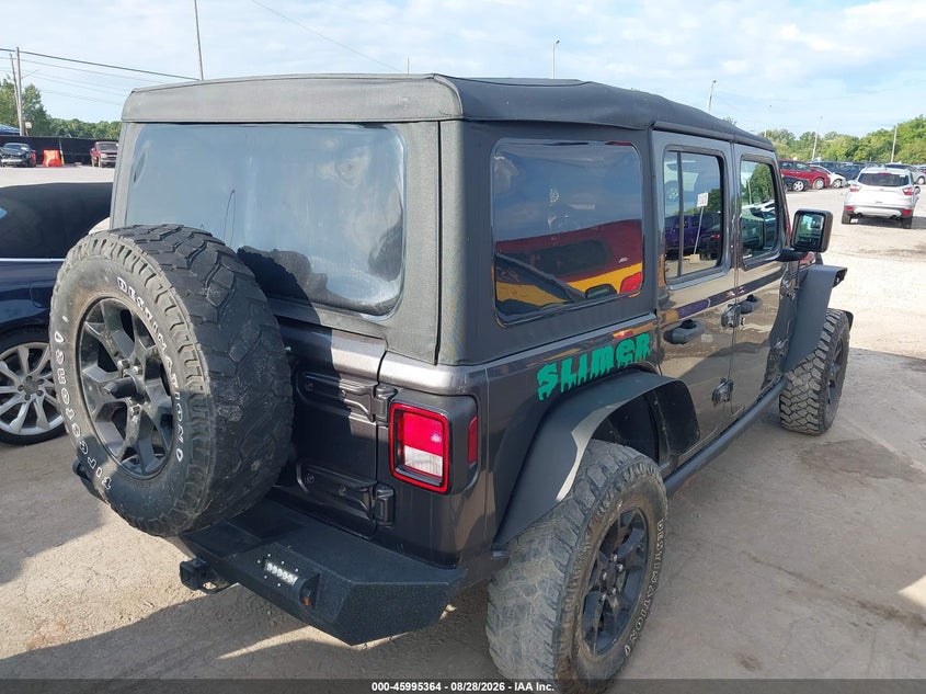 Vin: 1c4hjxdg7mw663679, lot: 46494709, jeep wrangler unlimited willys 4x4 20214