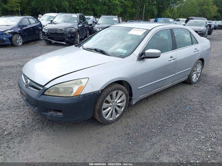 2007 Honda Accord, Flood, IAAI, VIN 1HGCM56487A050398 — photo 2