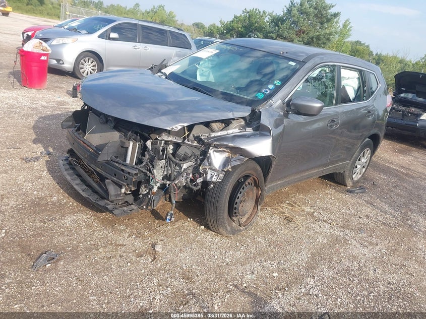 2016 Nissan Rogue, Front End, IAAI, VIN KNMAT2MVXGP637993 — photo 2