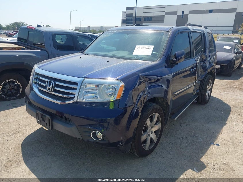 2014 Honda Pilot, Left Side, IAAI, VIN 5FNYF3H98EB021919 — photo 2