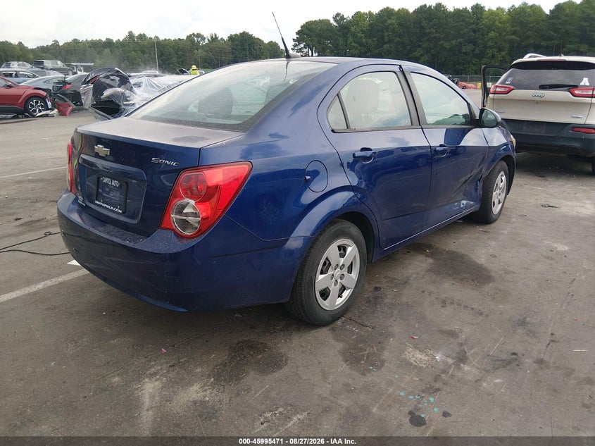 Vin: 1g1ja5sh2d4159840, lot: 46494816, chevrolet sonic ls auto 20134