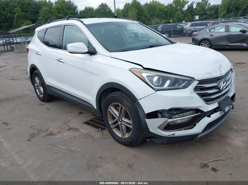 2017 Hyundai Santa Fe Sport 2.4L, Front, IAAI, VIN 5NMZUDLB1HH006921