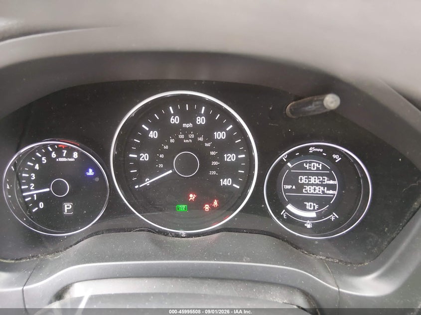 HONDA HR-V 2019 VIN 3CZRU6H30KM743264